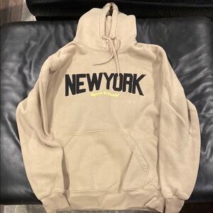 H&M New York Tan Hoodie